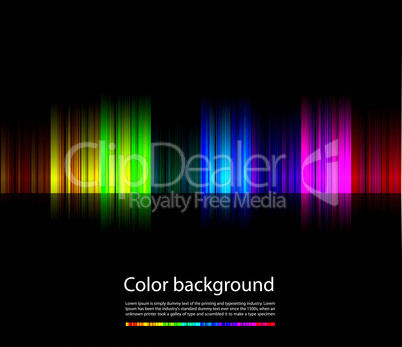 Abstract colorful background line