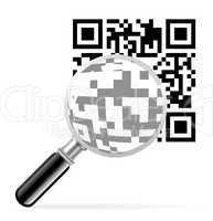 QR code with loupe