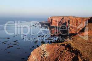 Helgolands Steilküste; Cliff line of Heligoland