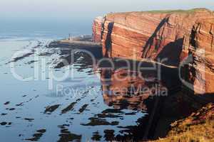 Helgolands Steilküste; Cliff line of Heligoland