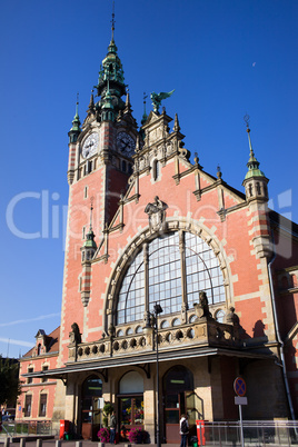 Main Railway Station in Gdansk