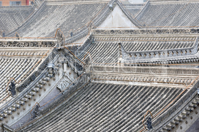 Roofs of ancient buildings