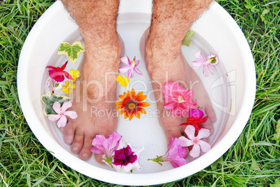 Male foot spa