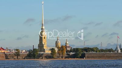 Peter and Paul Fortress in the morning