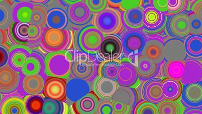 Bright color circles