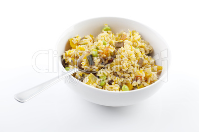 Pumpkin fried rice