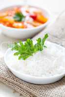 frisch gekochter Reis / fresh boiled rice