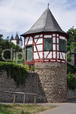 Turm der Stadtmauer in Hanau-Steinheim