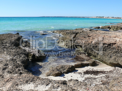 Küste bei Ses Covetes, Mallorca