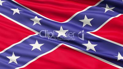 Confederate Battle Flag Close Up