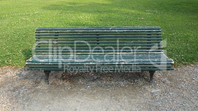 Wooden bench