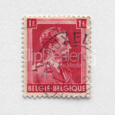 Belgium stamp