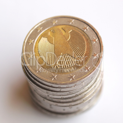 Euro coins