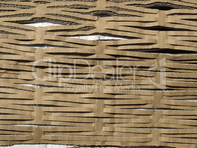 Corrugated cardboard