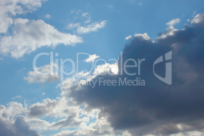 Beautiful autumn cloudscape