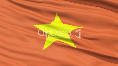 Yellow Star On Vietnam Flag