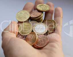 Euro coins