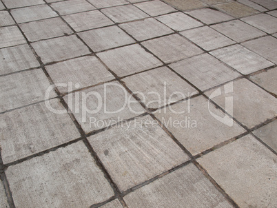 Concrete sidewalk pavement