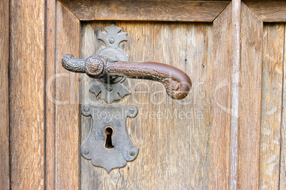 Türklinke antik - door handle antique 02