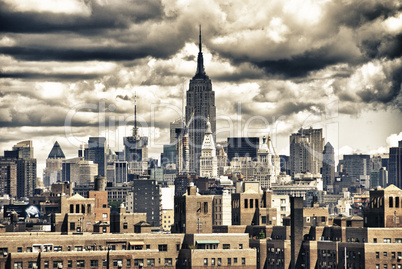 Empire State Building and NYC Skyline