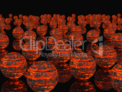 Fiery spheres