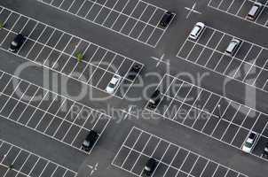 Car park seen from above