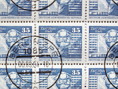German DDR stamps