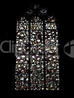 Gothic cathedral glass