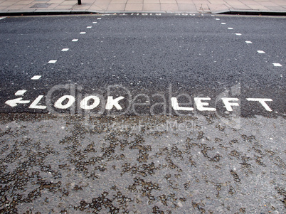 Look left