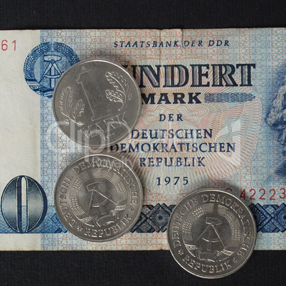 DDR banknote