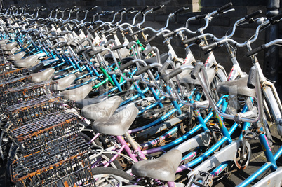 Old bicycles