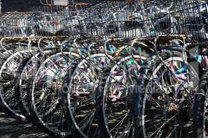 Old bicycles