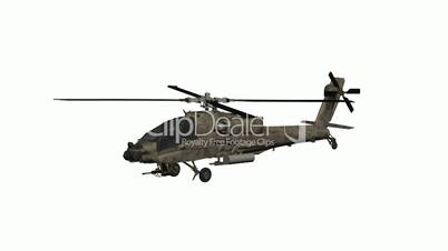 Rotation of 3D Helicopter.rotor,transport,flight,fly,air,aircraft,sky,transportation,aviation,
