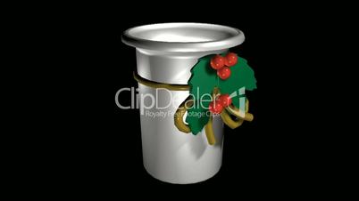 Rotation of 3D cup.coffee,Barrel,Toy,jewelry,leaves,decorative,Christmas,gifts,drink,espresso,cafe,