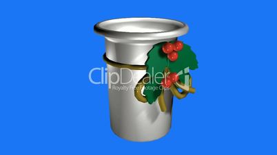 Rotation of 3D cup.coffee,Barrel,Toy,jewelry,leaves,decorative,Christmas,gifts,drink,espresso,cafe,