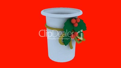 Rotation of 3D cup.coffee,Barrel,Toy,jewelry,leaves,decorative,Christmas,gifts,drink,espresso,cafe,