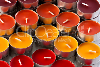 colored candles