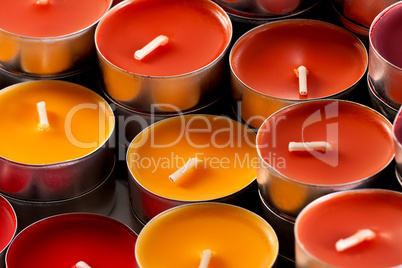 colored candles