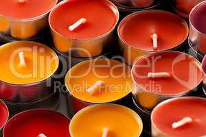 colored candles