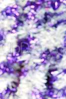 Abstract defocused lights christmas background.