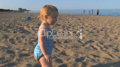 Toddler at Beach 1