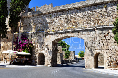 Rhodes old town.