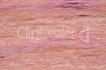Pink fiberglass insulation material