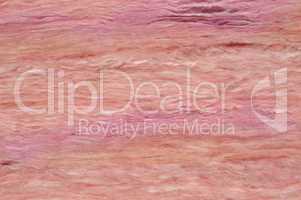 Pink fiberglass insulation material