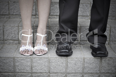 Bride and Groom Legs