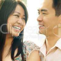 Asian couple