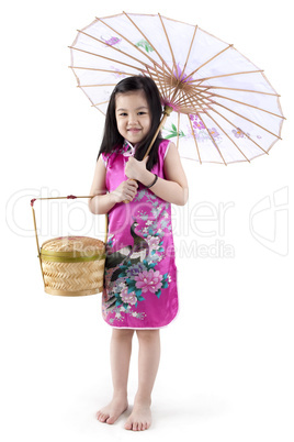 Little oriental girl