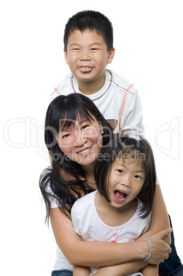 Asian family