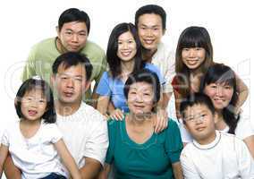 Asian family