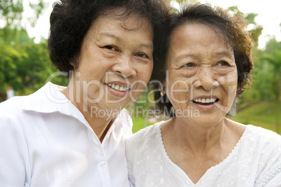 Asian senior woman